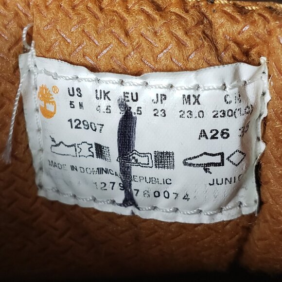 Timberland Premium 6-Inch Waterproof Boot Black Women's size 5M PrimaLoft 200g - Picture 9 of 16